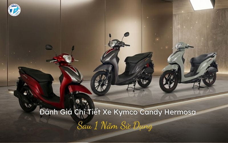 Đánh Giá Chi Tiết Xe Kymco Candy Hermosa Sau 1 Năm Sử Dụng